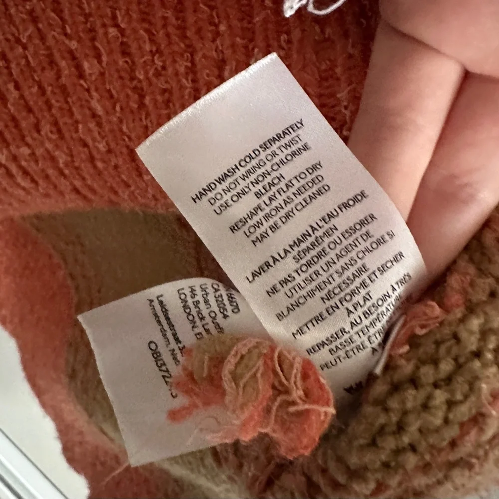Pico Anthropologie Tan Coral Tunic Sweater XS - Picture 7 of 12